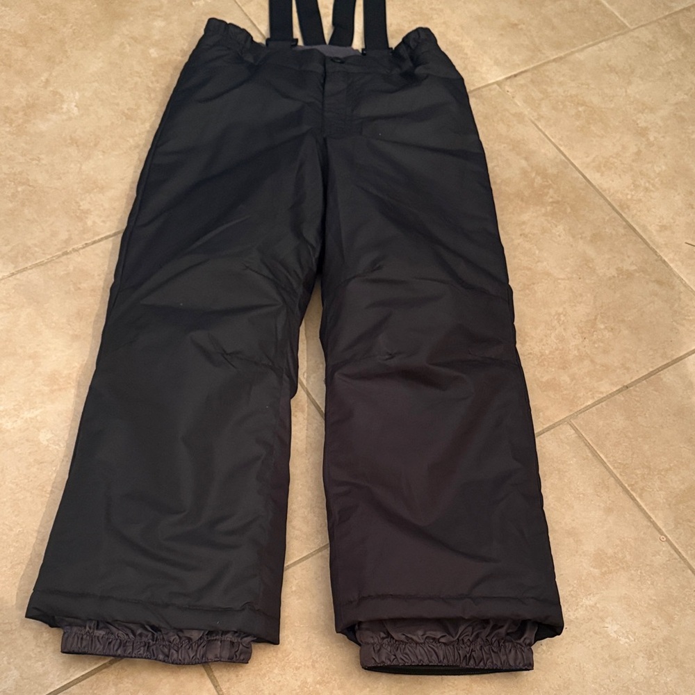 Cozy Black Kids cold weather Overalls/snow pants
